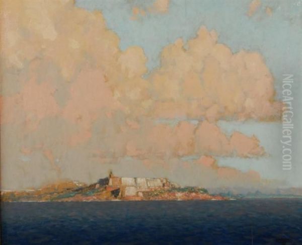 Moro Castle, San Juan Oil Painting by Hermann Dudley Murphy