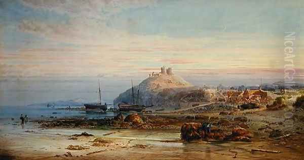 Cricceith Castle Oil Painting by George Wolfe