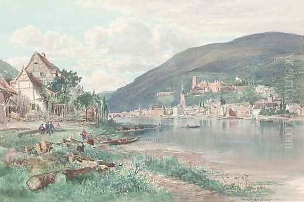 Heidelberg Oil Painting by George Wolfe