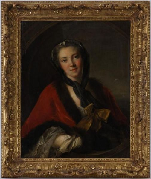 La Comtesse Tessin Oil Painting by Jean-Marc Nattier