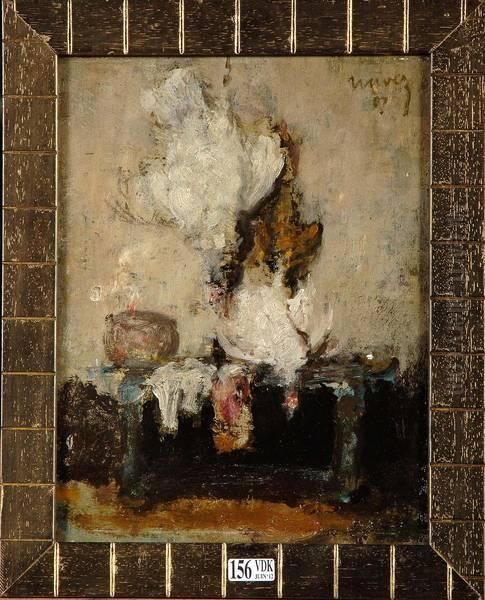 Nature Morte Aux Volailles Oil Painting by Arthur Navez