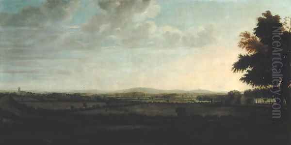 Knowsley Village, from Walton Oil Painting by William E. Winner