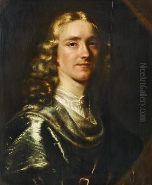 Portrait Of A Young Nobleman Oil Painting by Caspar Netscher