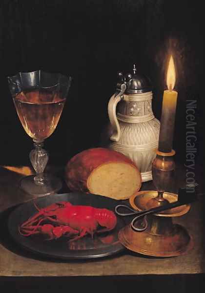 Still Life, c.1630-35 Oil Painting by Gotthardt von Wedig