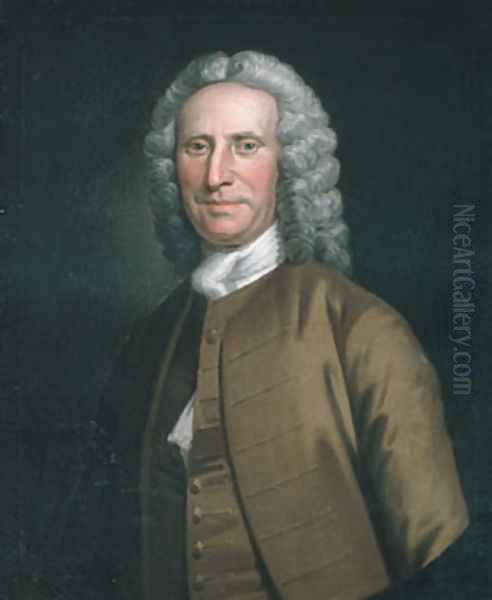 Cadwallader Colden Oil Painting by John Wollaston