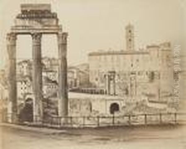 Foro Romano Oil Painting by Giuseppe Ninci