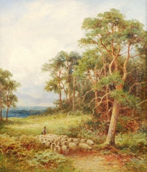 On Surry Downs Oil Painting by John Bates Noel