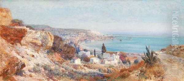 La Baie D'alger Oil Painting by Maxime Noire