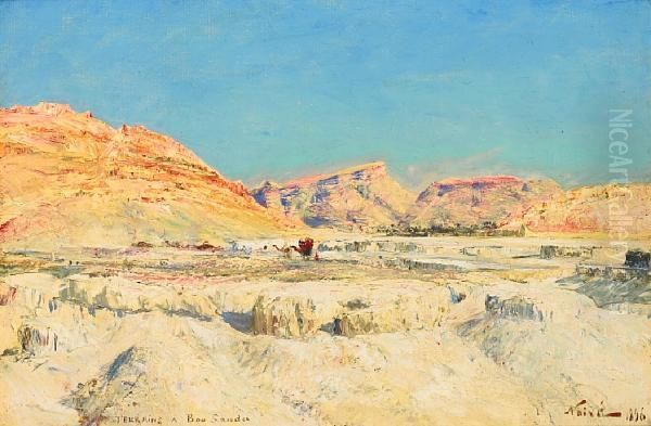 View Near Bou-saada, Algeria Oil Painting by Maxime Noire