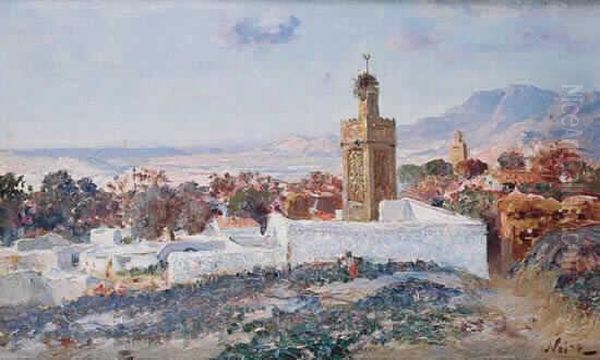 Vue De Tlemcen. Oil Painting by Maxime Noire