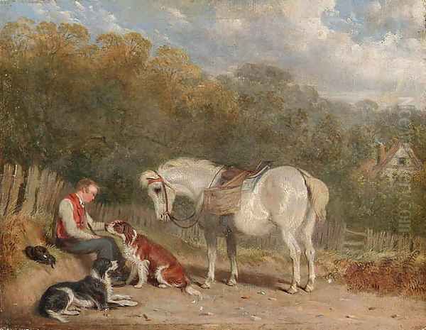 The Midday Rest Oil Painting by Martin Theodore Ward