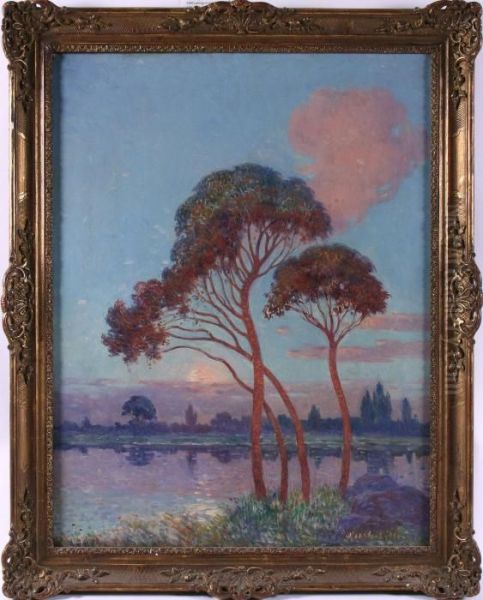 Med Trad Oil Painting by Karl Fredrik Nordstrom