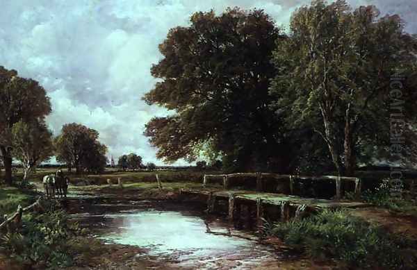 The Ford Oil Painting by Edmund Morison Wimperis