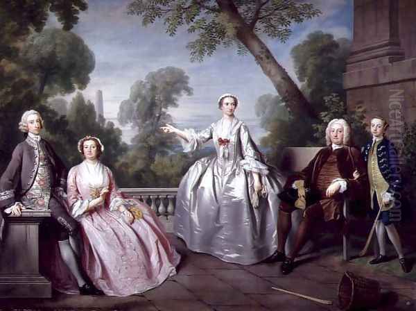 The Andrews Family, 174 Oil Painting by Rev. James Wills