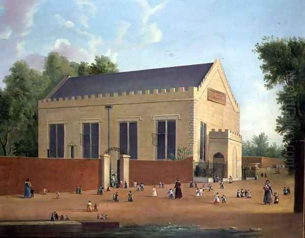 Cheltenham Infants School, 1832 Oil Painting by J. Westall