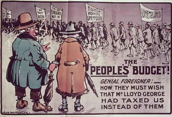 The Peoples Budget, 1909 Oil Painting by Jack Walker