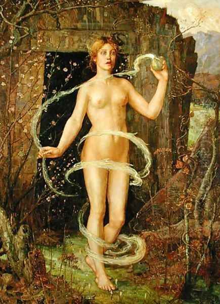 Spring Witch, c.1880 Oil Painting by George Wilson