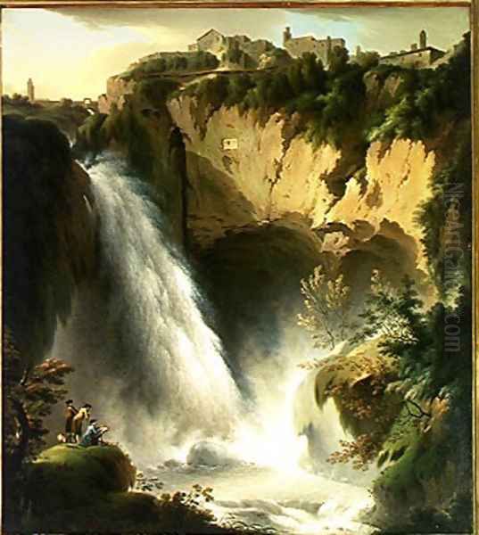 The Falls of Tivoli Oil Painting by Michael Wutky