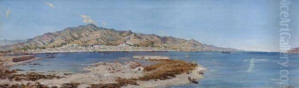 Paisaje De Messina Oil Painting by Nazzareno Orlandi