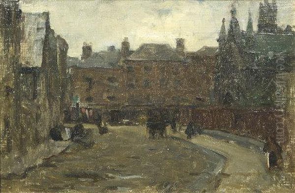 Near St. Patrick's Close, Dublin Oil Painting by Walter Frederick Osborne