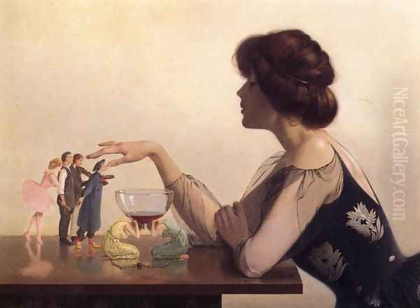 The Dregs Oil Painting by Harry Willson Watrous