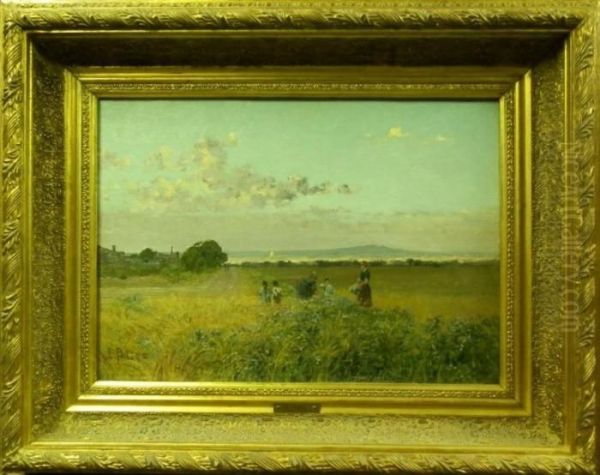 Paysage Oil Painting by Edouard Pail