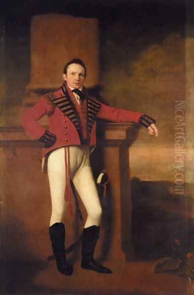 Portrait of Captain Robert Dudgeon Oil Painting by George C. Watson