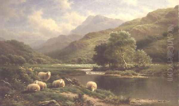 Pastoral Landscape Oil Painting by W.H. Watson