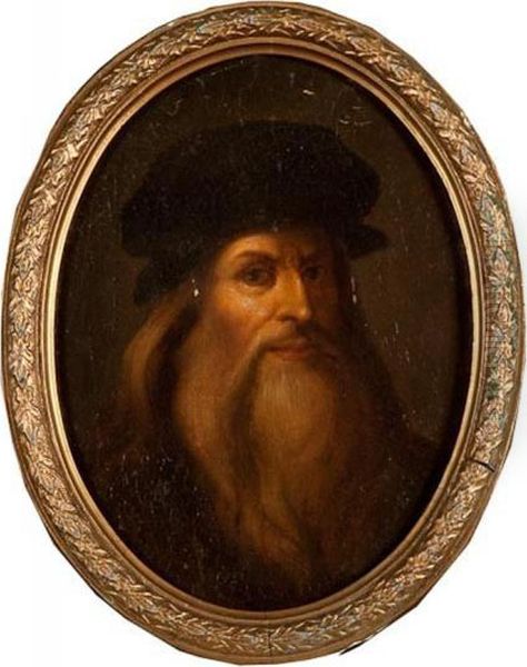 Leonardo Da Vinci Oil Painting by Joseph Noel Paton