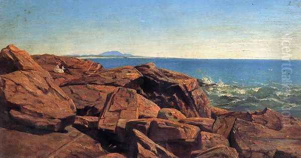 Mount Desert Island, Maine Oil Painting by Andrew W. Warren