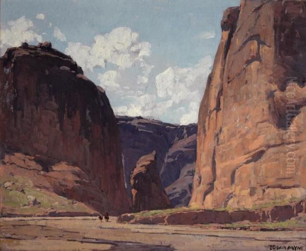 Canyon Gateway Oil Painting by Edgar Alwin Payne