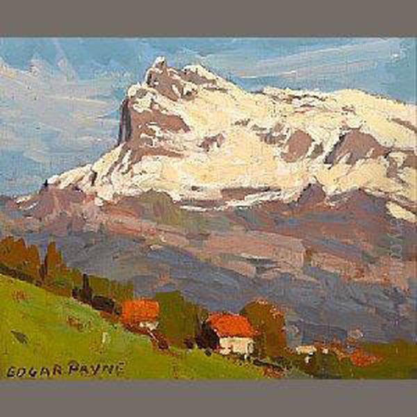 Saint Gervais, France Oil Painting by Edgar Alwin Payne