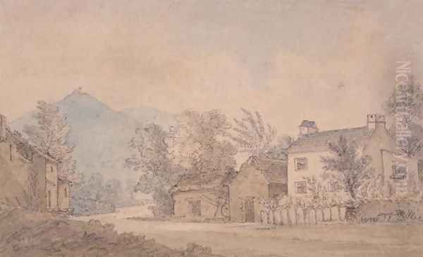 Dove Cottage, Grasmere, c.1806 Oil Painting by Dora Wordsworth