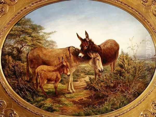 Scene on a Common Oil Painting by Joseph Walton