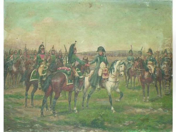 Empereur Napoleon Ier Et Le Marechal Ney Oil Painting by Paul Emile Leon Perboyre