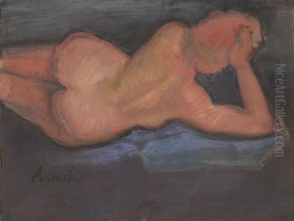 Nude Oil Painting by Constant Permeke