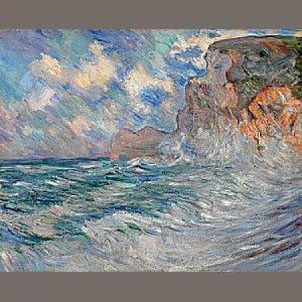 Cliffs At Etretat Oil Painting by Lilla Calbot Perry