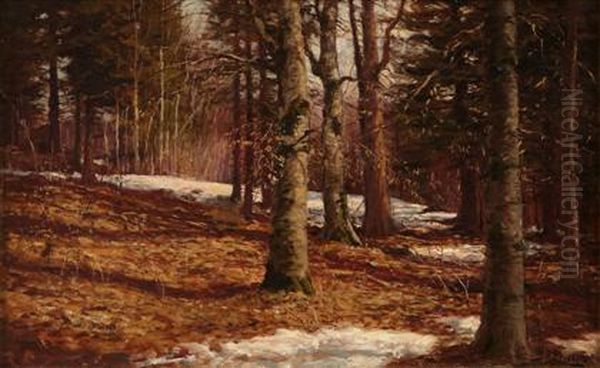 Spring Thaw Oil Painting by William Preston Phelps