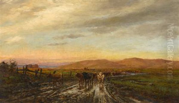 The Road Home Oil Painting by William Preston Phelps