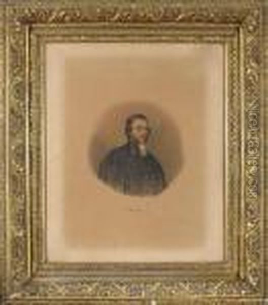 Portrait Of N. W. Gibson Oil Painting by Charles Philips