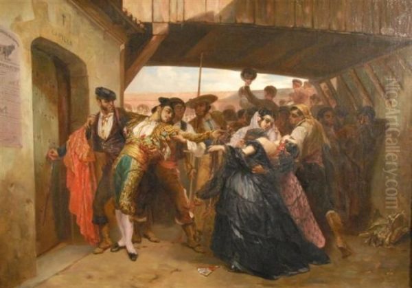 The Wounded Matador Oil Painting by John Phillip