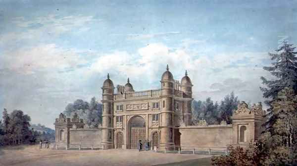 The Lodge, Wollaton Hall, Notts Oil Painting by Sir Jeffry Wyatville