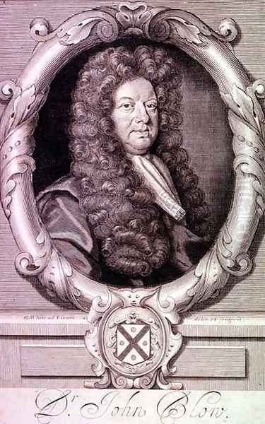 Hirsch.111.656 Dr. John Blow (1649-1708), organist, engraved by the artist Oil Painting by Robert White