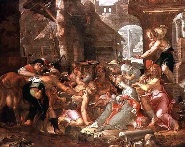 The Adoration of the Shepherds Oil Painting by Joachim Wtewael