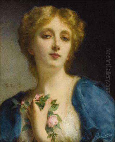 The Secret Admirer Oil Painting by Etienne Adolphe Piot