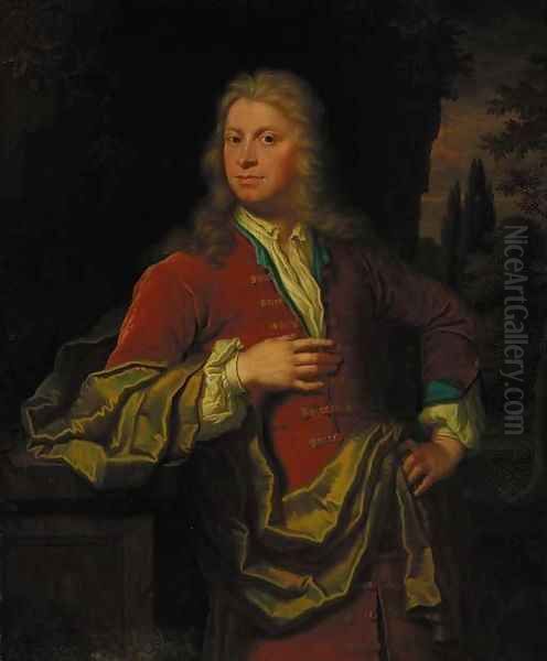 Portrait of a gentleman Oil Painting by Thomas van der Wilt