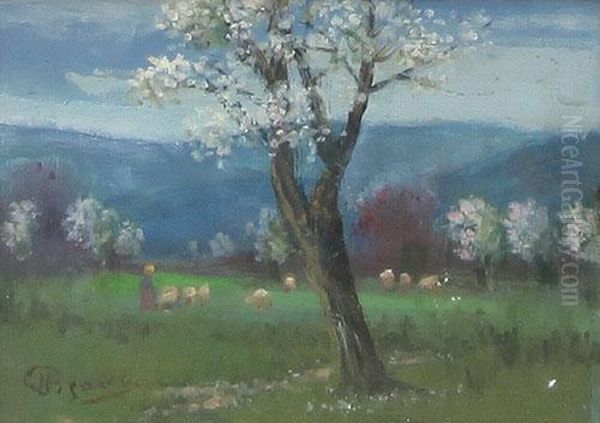 Paesaggio Primaverile Oil Painting by Giovanni Pisano