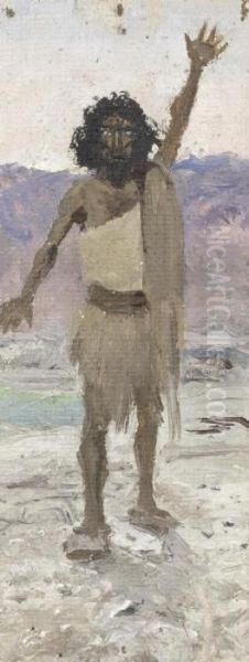 John The Baptist Oil Painting by Vasily Polenov