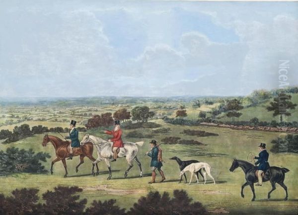 Coursing: Oil Painting by James Pollard