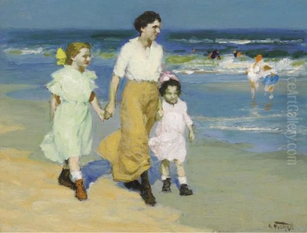 By The Sea Oil Painting by Edward Henry Potthast